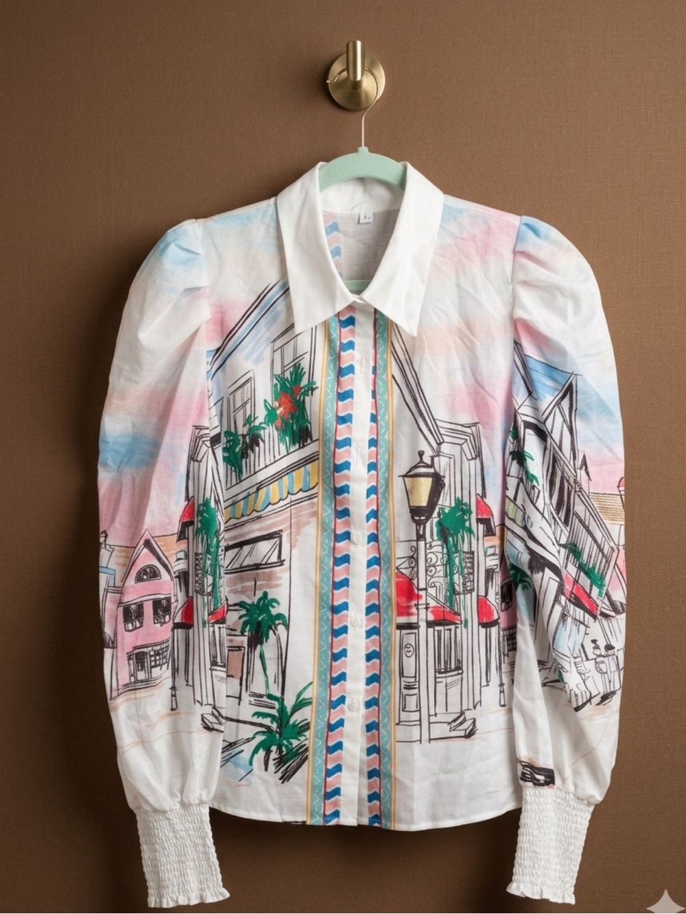long-sleeved blouse